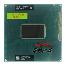 Процессор Intel Core i5 3340M SR0XA, двухъядерный процессор с четырехъядерным процессором 2,7 ГГц, 3 м, 35 Вт, разъем G2 / rPGA988B
