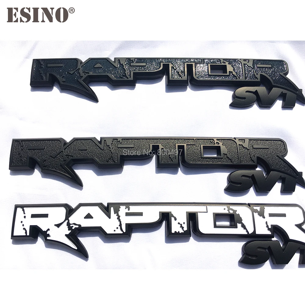 10 x Новинка 3D значок для багажника автомобиля ABS Эмблема RAPTOR SVT аксессуары задней