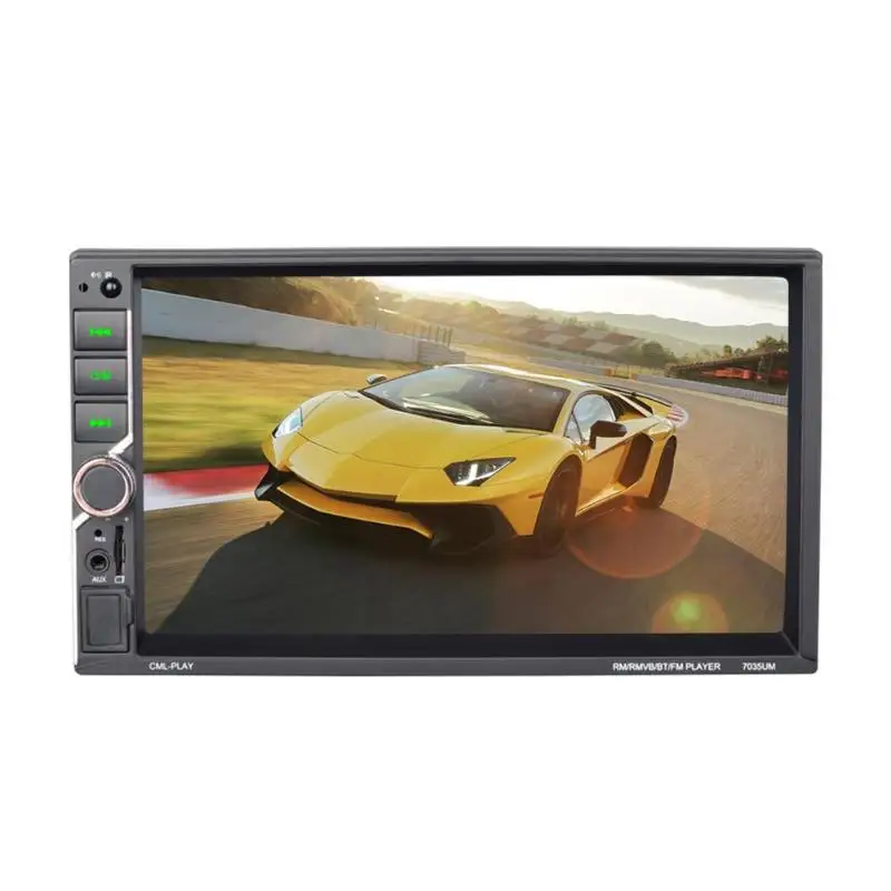 

7 Inch High-definition Digital Touch Screen 2Din Multifunction Car Stereo MP5 Player Dual USB TF AUX FM Radio BT4.2 Head Unit