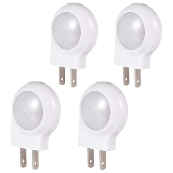 

100-120V Led Motion Sensor Night Lights Dusk-To-Dawn Sensor, Bedroom, Bathroom, Kitchen, Hallway, Stairs, Energy Efficient, Comp