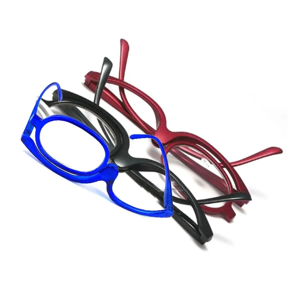 Women Cosmetic Glasses Making Up Reading Glasses Makeup Glasses Rotatable Frame Ladies Reading Glass +1.5 2.0 2.5 3.0 3.5