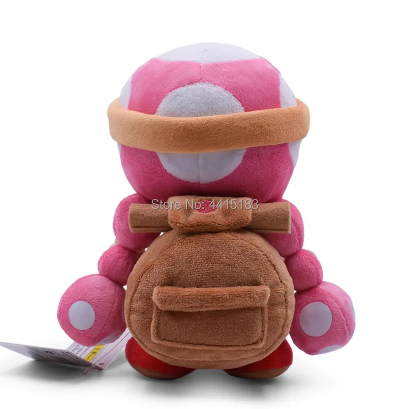 Аниме Super Mario Bros Toadette Peluche рюкзак искатель сокровищ Кукла плюшевые мягкие с наполнением, детская игрушка, рождественский подарок