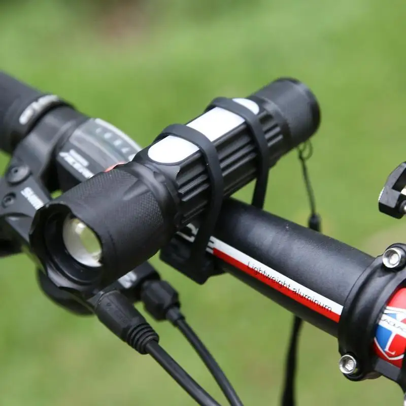 Best Silicone Strap Bandage Bike Handlebar Torch Bands Bicycle Light Mount Holder Cycling Flashlight Clip Bike Accessories 4 Best Silicone Strap Bandage Bike Handlebar Torch Bands Bicycle Light Mount Holder Cycling Flashlight Clip Bike Accessories 4