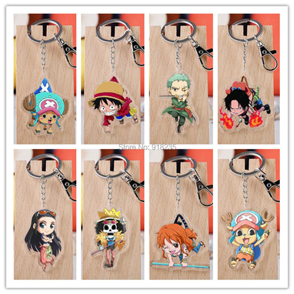 

Cute One Piece Double Sided Acrylic Pendant Keychain For Kids SYTJ