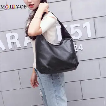 

PU Leather Hobos Top-handle Bags Solid Color Tote Bag Luxury Brand Women Handbags torebki damskie