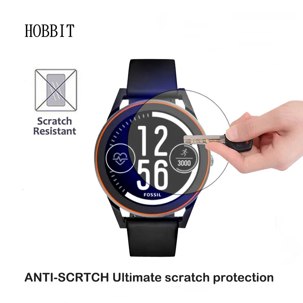 2 упаковки для Fossil Q Control Gen 3 0 мм 2.5D закругленные края 9H прозрачное закаленное