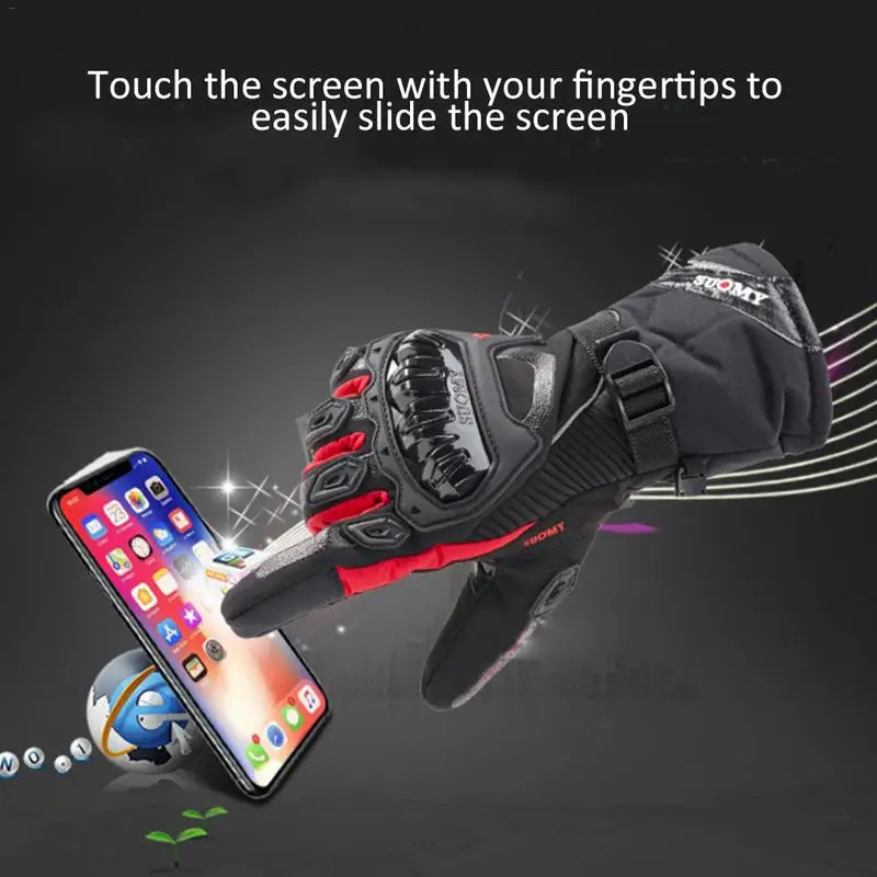 2018 Winter Motorcycle Gloves Waterproof And Warm Four Seasons Riding Motorcycle Rider Anti-Fall Cross-Country Gloves