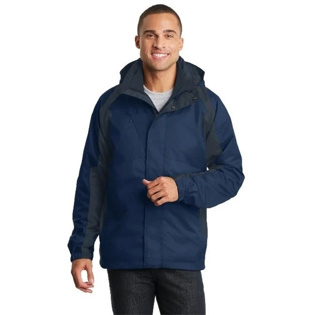 Порт Authority J310 3 в 1 Ranger куртка Insignia Blue &amp Navy Eclipse-4XL | Мужская одежда