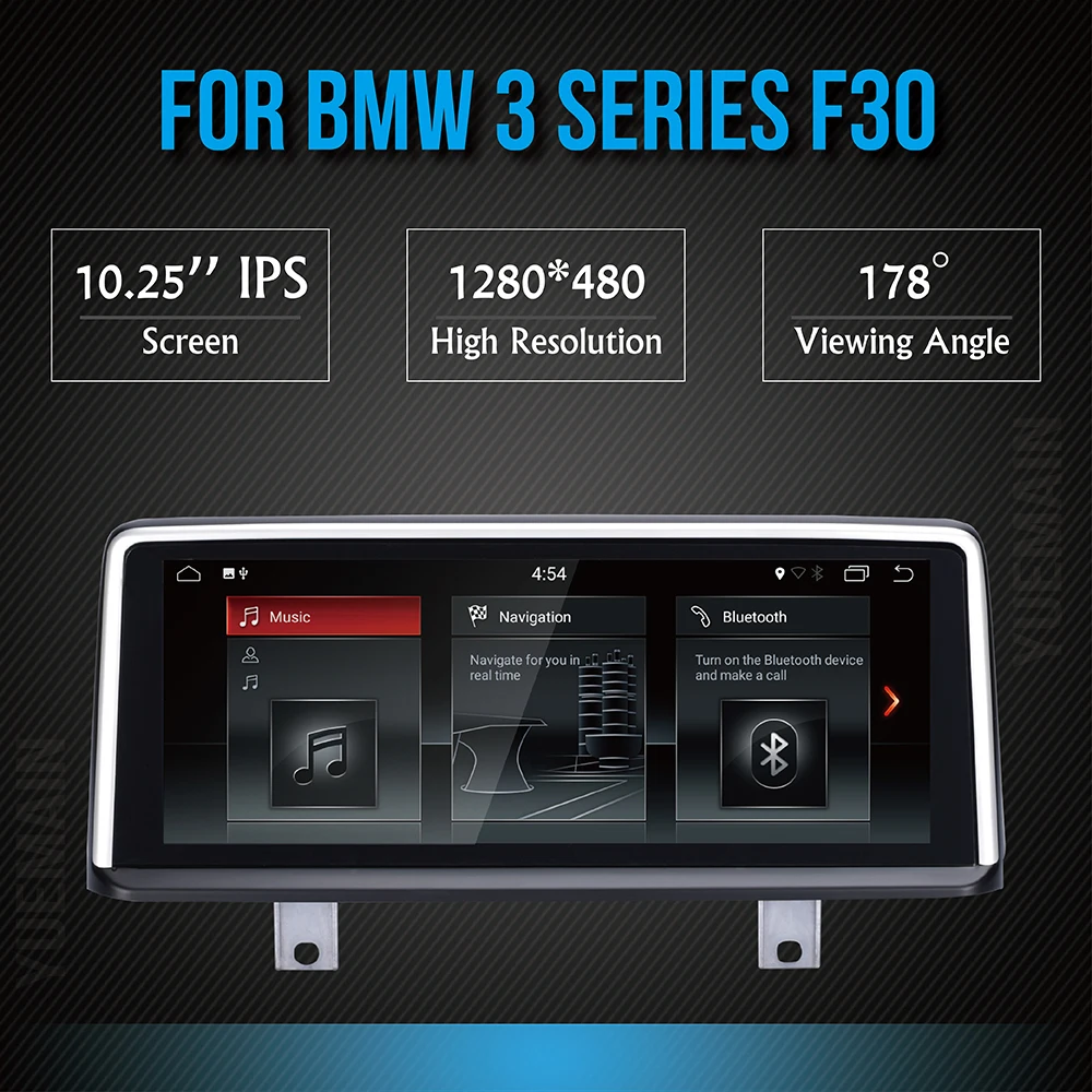 Radio de coche IPS para BMW F30/F31/F34/F20/F21/F32/F33/F36 original NBT sistema Android 7,1 autoradio gps de navegación multimedia