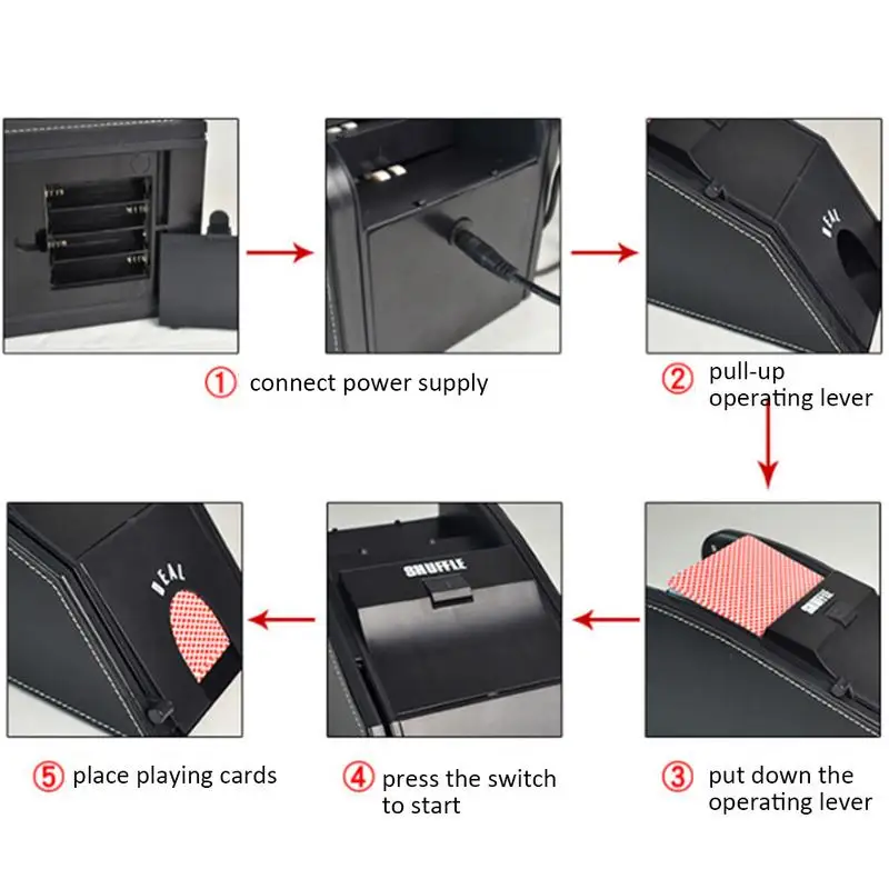 Автоматическая электронная профессиональная карточка Shuffler 2 в 1 Shuffle Deal машина на