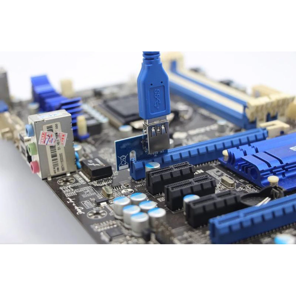 Новое поступление USB 3 0 PCI Express E 1x расширитель переходника плата адаптера для