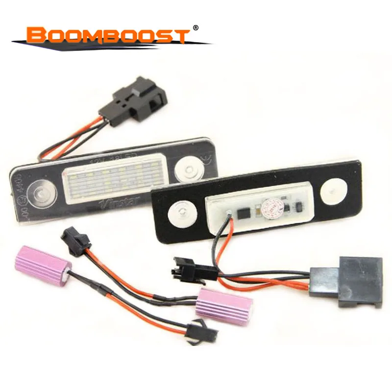 Номерной знак лампа Canbus комплект 2 шт 12В SMD3528 для Volkswagen Skoda Octavia 1Z/Roomster 5J
