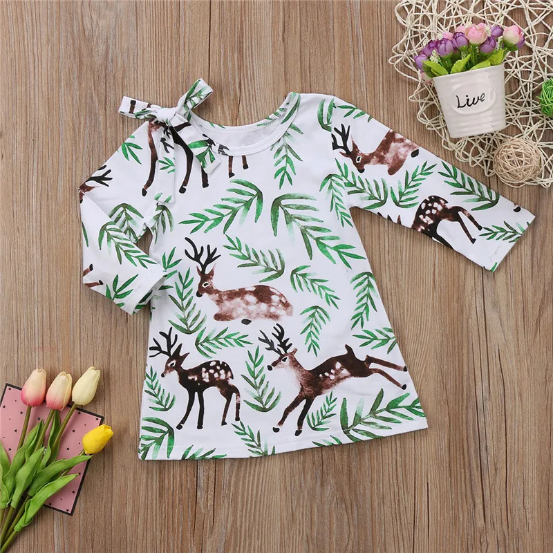 

Party Pageant Princess Long Sleeve Tutu Dresses Christmas Brief Girls Clothing Soft Flower Toddler Infant Newborn Girl Dress