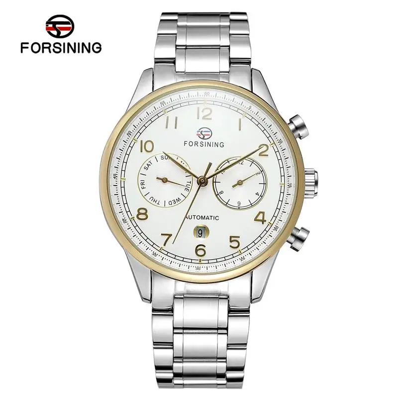 

Winner Gold Hands 2019 Full Stainless Steel Skeleton Open Work Design Automatic Men's Wrist Watch Top Brand Luxury Mechanical