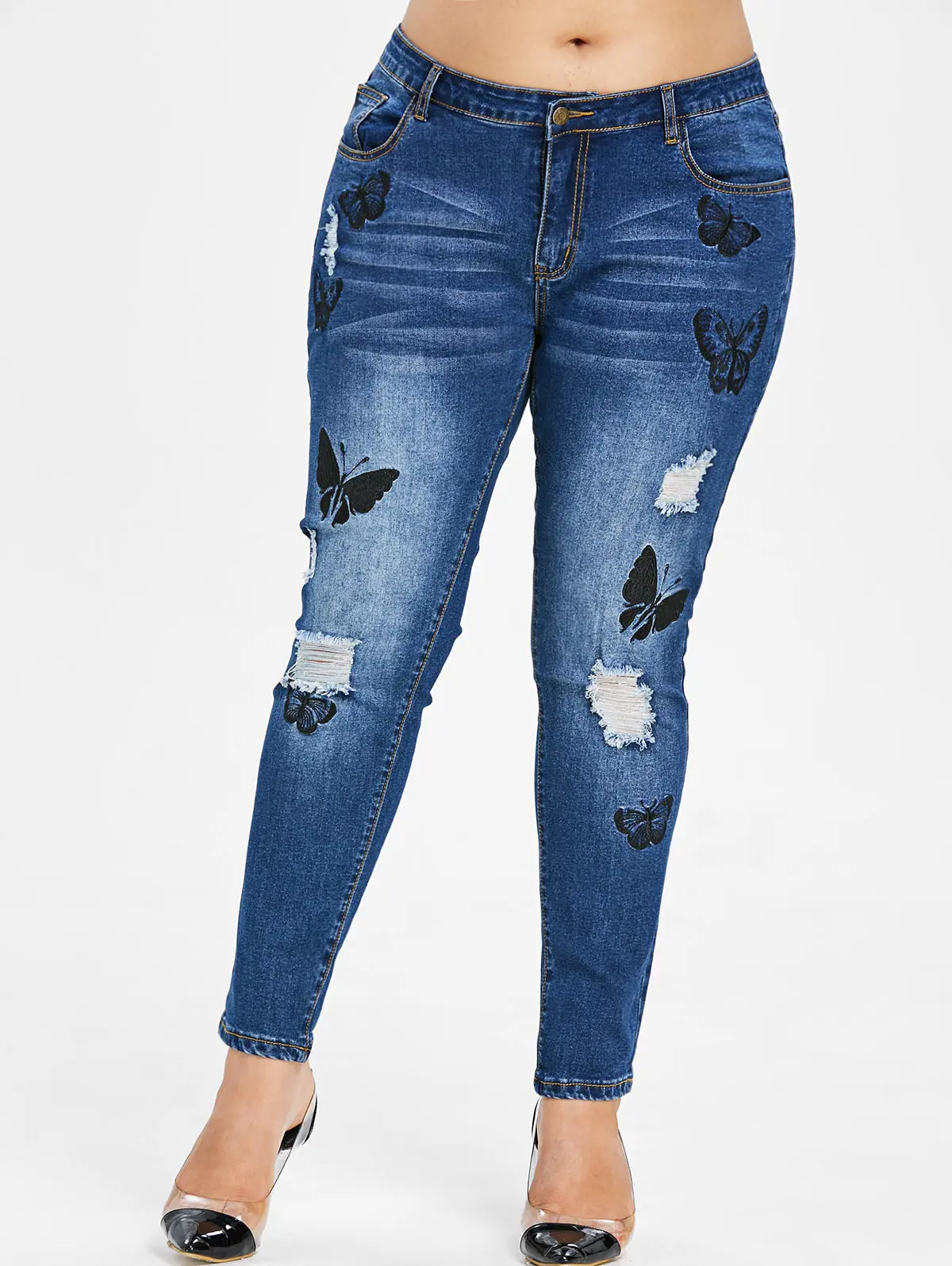 rosegal plus size jeans