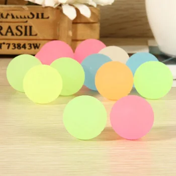 

10Pcs/Bag 25mm Glow in the Dark Bounce Balls Funny Toys for Children Outdoor Game Bouncing Ball Toys Gift Random Colour