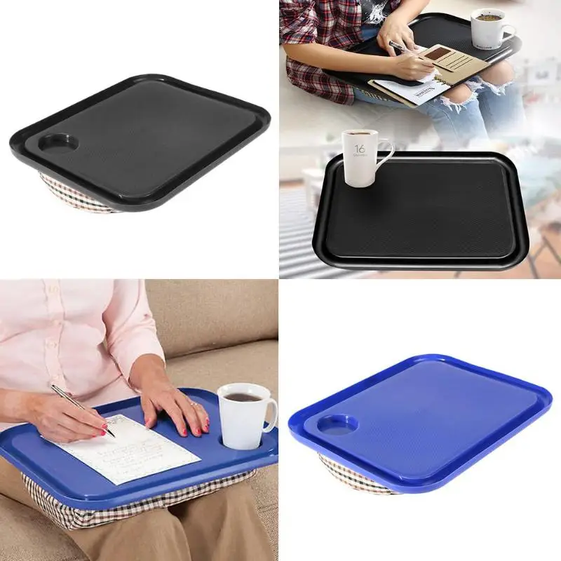 Laptop Table Multifunction Knee Lap Desk for 14 inch Computer Phone Flip Portable Outdoor Headrest Office Home Table