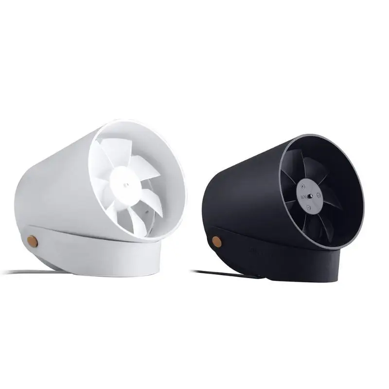 

VH Mini Fan Portable Ventiladors USB Mijia Fan Ultra Quiet Smart Touch Summer Cooler Double Leaf Desktop Fan