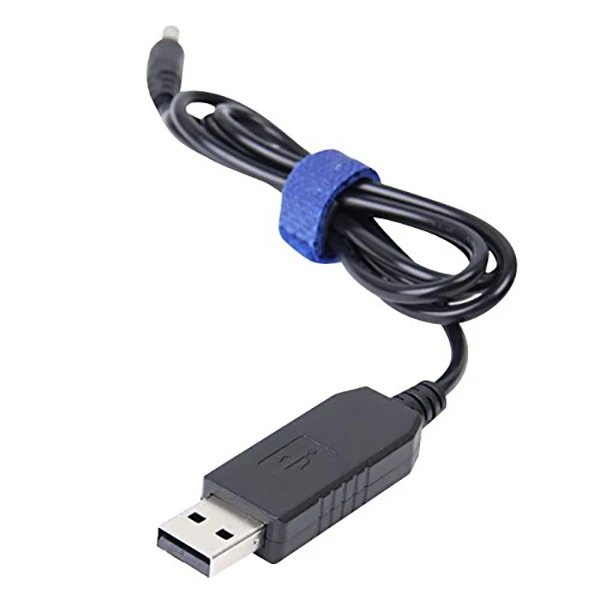 Новейший кабель для преобразования USB в постоянный ток, 5 В, повышающий кабель напряжения 5,5x2,1 мм, 1 м, повышающий кабель для преобразователя напряжения постоянного тока 12 В/9 В/5 В