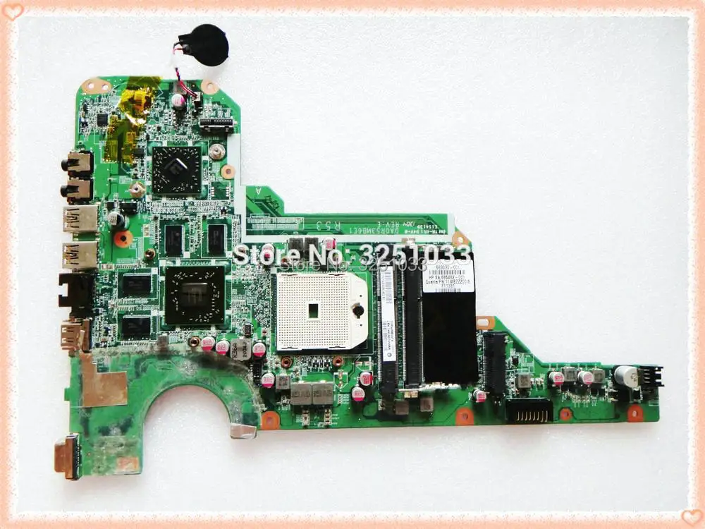 683030-001 для ноутбука HP PAVILION G6-2000 G7 ноутбук G6-2001AX 683030-501 DA0R53MB6E0 DA0R53MB6E1 R53 материнская