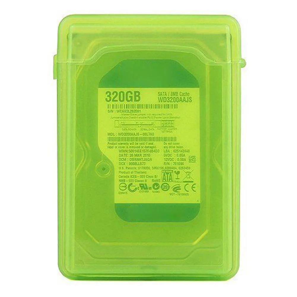 3.5 Inch Dustproof Protection Box For SATA IDE HDD Hard Disk Drive Storage Case External Hard Drive Case SSD Enclosure Hard Drive Enclosure Hard Disk Case External Hard Drive Box HDD Case Enclosure Hard Drive Adapter SSD Adapter