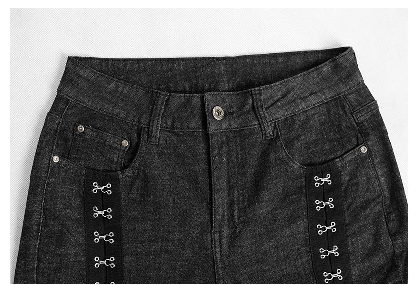 LOGAMI узкие джинсы с заклепками женские сексуальные тонкие женские джинсы деним брюки женские брюки джинсы