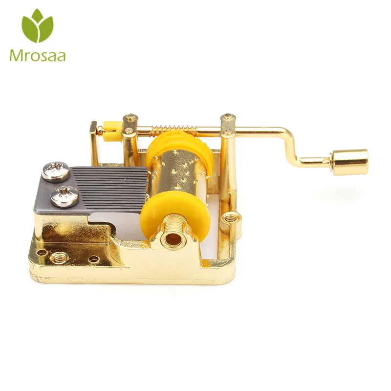 DIY Hand Cranked Music Motor Big Music Box Music Optional musical