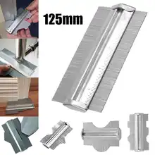 " 125 мм профессиональный профиль контурный Калибр неправильной формы Дубликатор точно Копировать инструмент Деревообработка измерительное правило