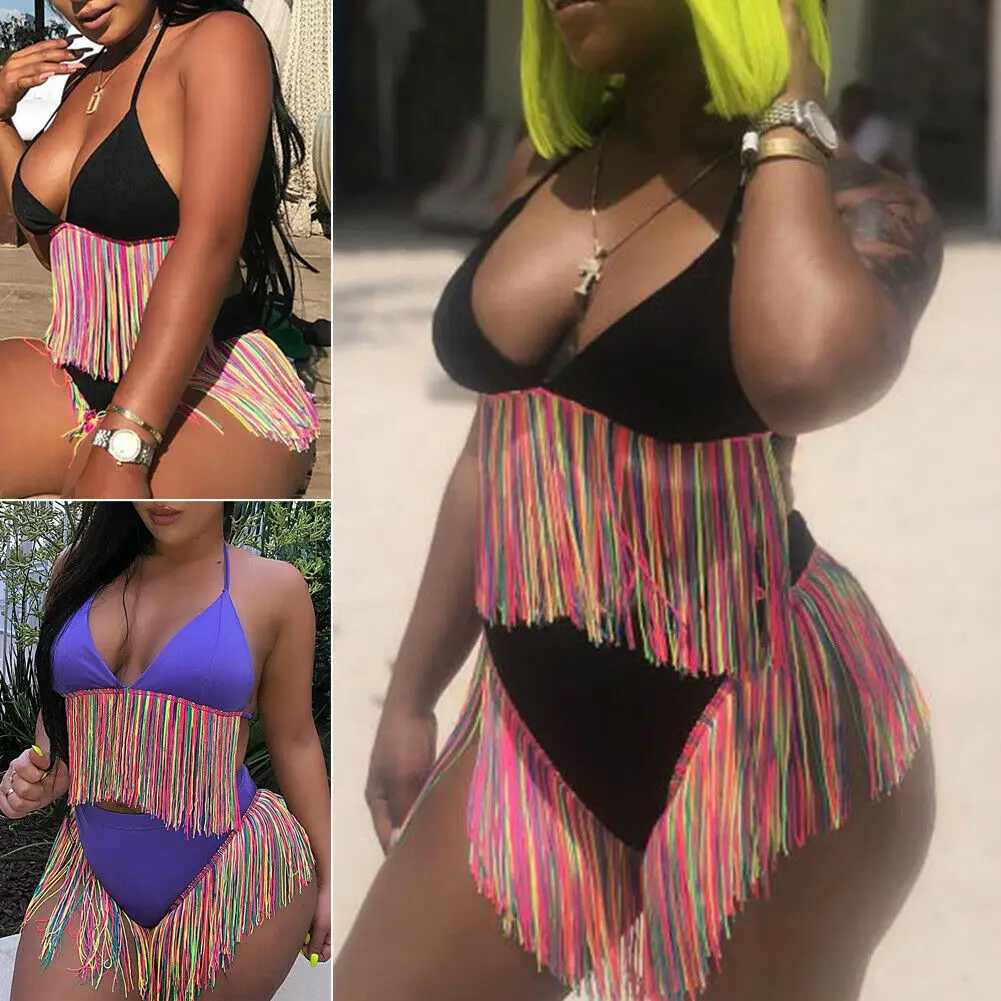 

2019 Women Bikini Set Push-up Padded Bra Swimsuit Swimwear Triangle Bathing Suit