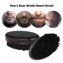 Beard Brush Wooden Shaving Brush Portable Brush For Beards Mustache Face Massage Men's Face Cleaning Tool Beard Brush