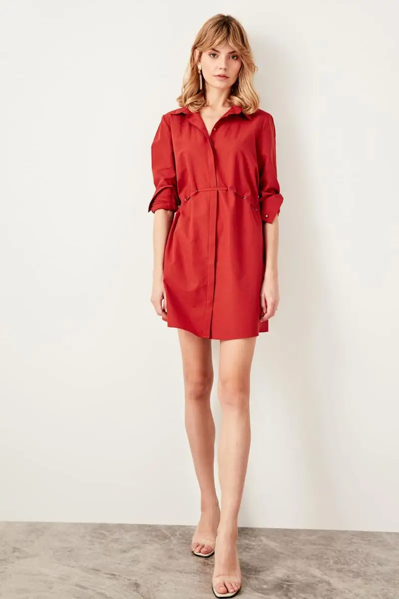 Trendyol платье со шнуровкой TWOSS19AA0046|Платья| |