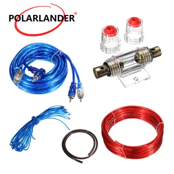 

Car Auto Complete Amplifier Wiring Kit Gauge for Speakers Subwoofers Universal Modified car stereo subwoofer sets of lines