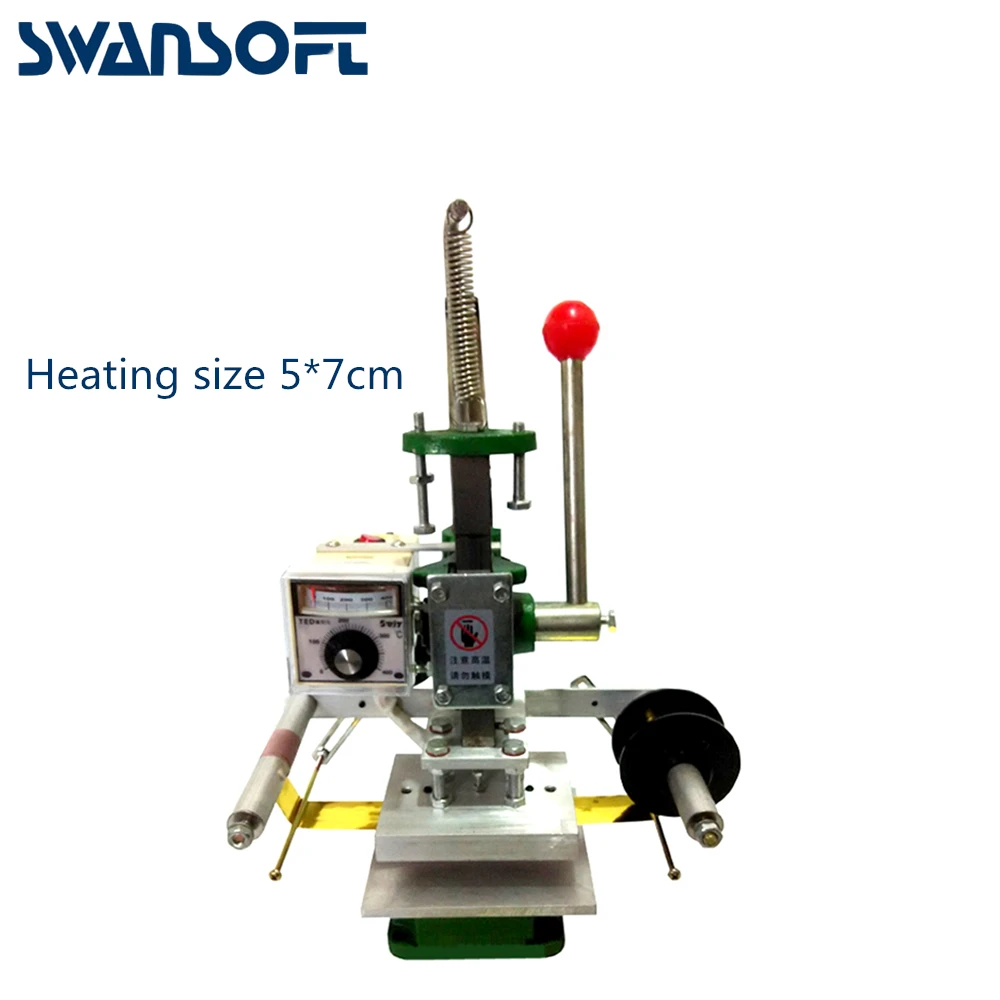 Ручная машина горячего тиснения, тиснение кожи, логотип торговой марки горячего тиснения машина