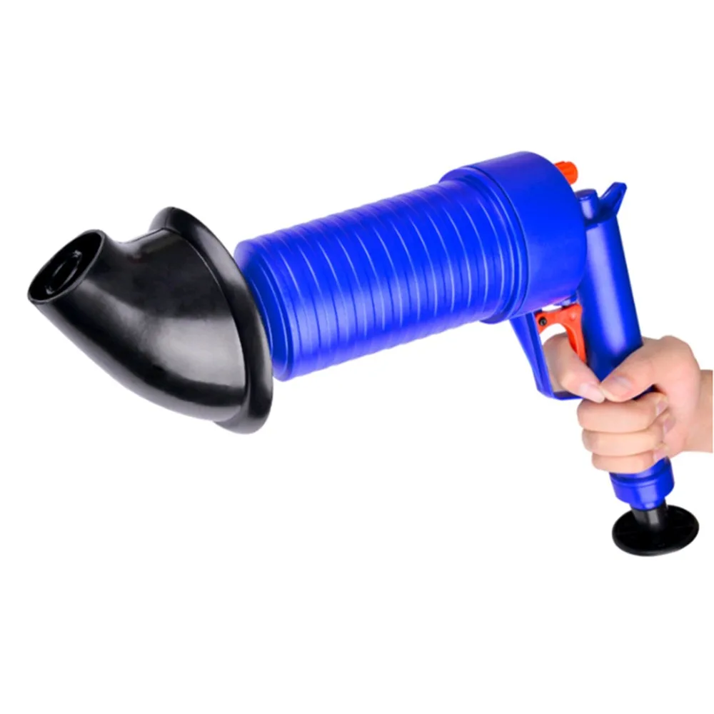 Billige Drop Verschiffen Startseite Hochdruck Luft Drain Blaster Pumpe Plunger Waschbecken Rohr Verstopfen Entferner Toiletten Bad Küche Reiniger Kit 40