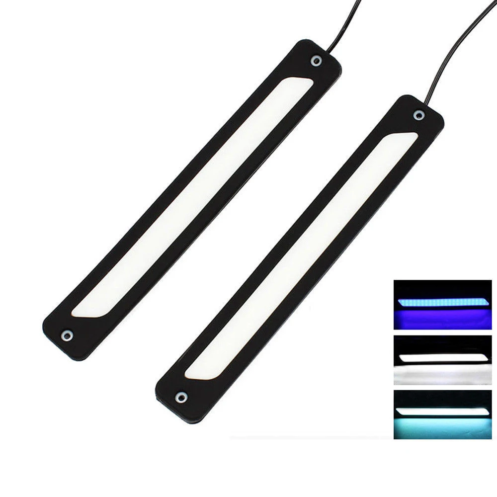 

1Pcs Auto Car Daytime Running Lights COB LED Strip DRL Safe Driving Bulb Daylight Fog Lamp 23CM Signal Lamp High Quality