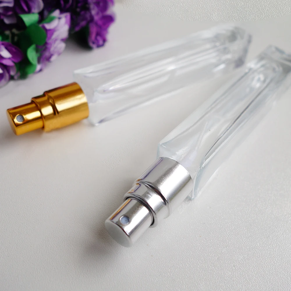 

China Manufacture clear empty mini perfume atomizer 10ml portable fine mist spray glass bottle