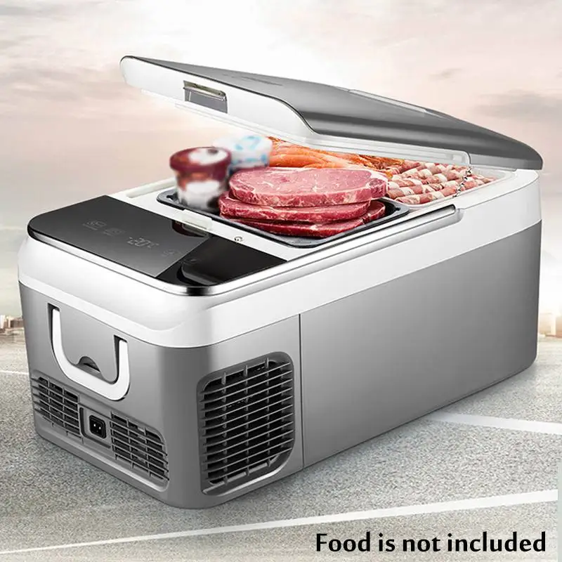 18L Car Fridge Compressor DC 12V 240V Car Refrigerator Freezer Cooler for Car Home Picnic Refrigeration Freezer -20~10 Degrees