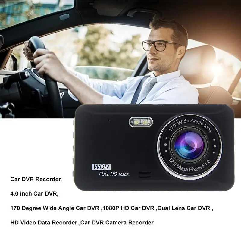 4 Inch High Definition Car Recorder Car DVR Camera Dual
