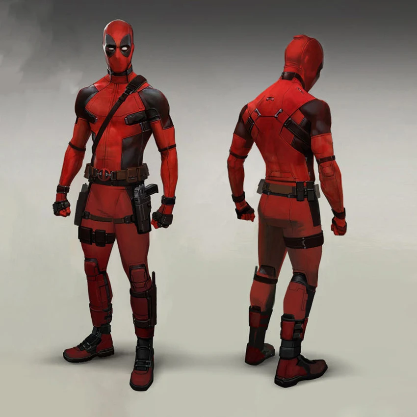 

Superhero Cosplay Avengers Deadpool Role Play Carnival Halloween Costume for Men Fancy Clothing Party Disguise Speiderman