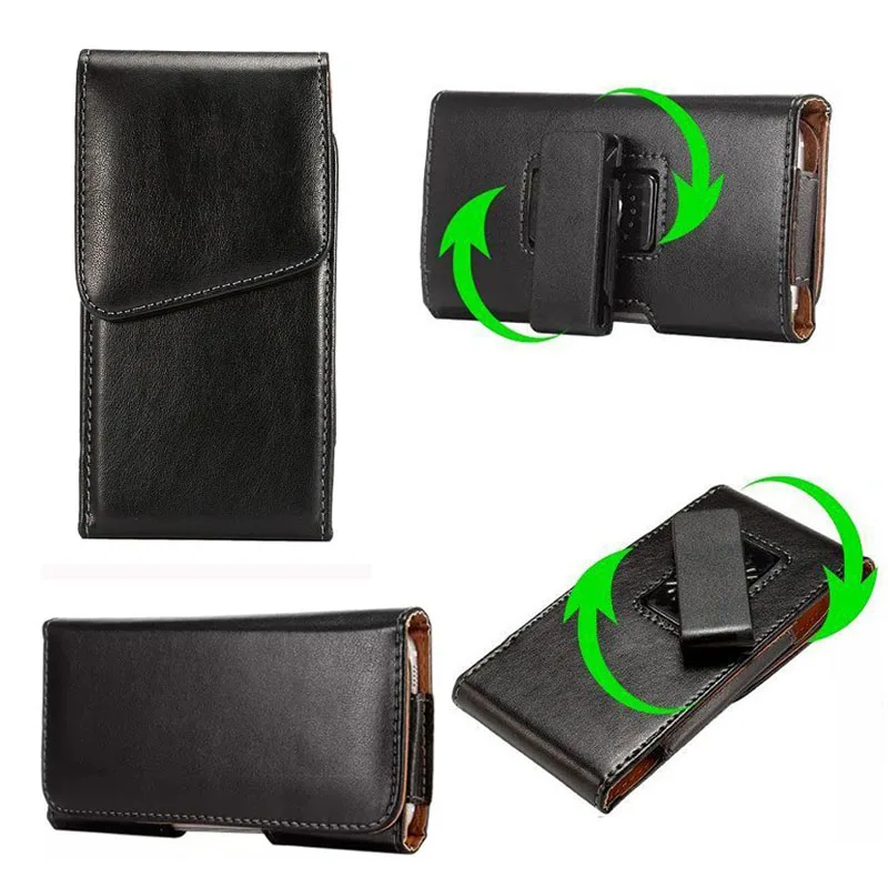 

Belt Clip Leather Case For Samsung Galaxy S10e S3 S4 S5 S6 S7 Edge S8 S9 S10 Plus Note 8 9 360 Rotating Holster Universal Cover