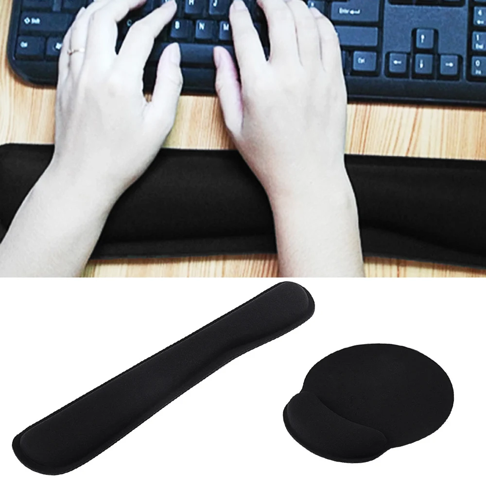Elisona пены памяти Клавиатура запястий локоть поддержка подставка под руку с мышь площадку для ноутбука тетрадь Csgo Cs Go Dota