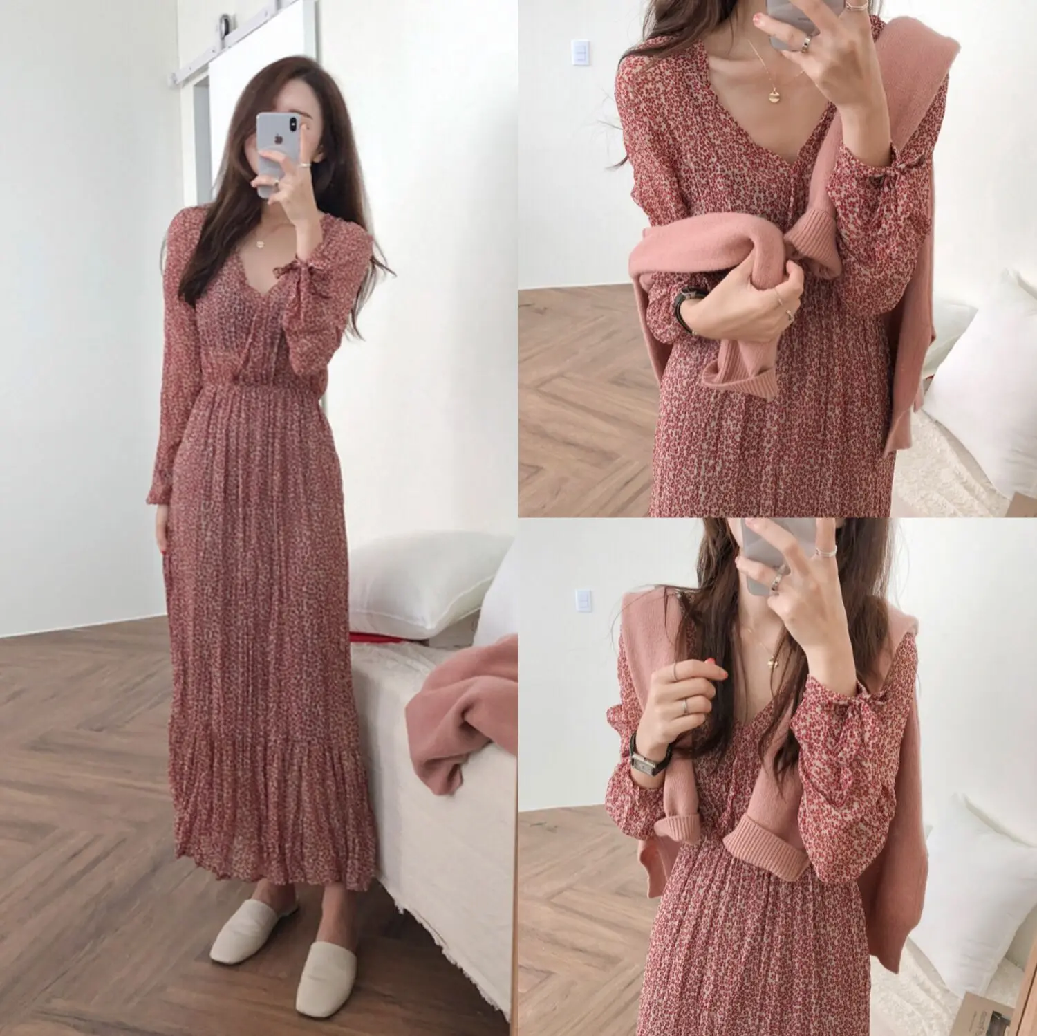 neck style dress