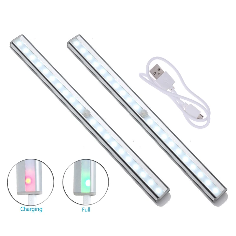 

Rechargeable Wireless 10 leds Night Light with PIR Motion Sensor Bedroom Cabinet closet light 4*AAA Battery Drawer wardrobe lamp