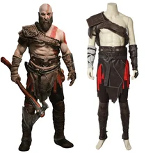 God of War 4 Kratos Spartan, карнавальный костюм, боевой костюм, костюмы на Хэллоуин для мужчин и взрослых