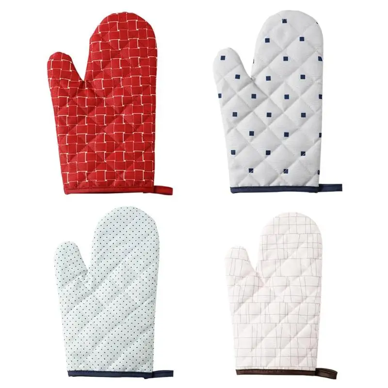 

Oxford cloth Heat Resistant Gloves Oven Glove Heatproof Mitten Thickened Gloves Kitchen Cooking Tools Baking Glove
