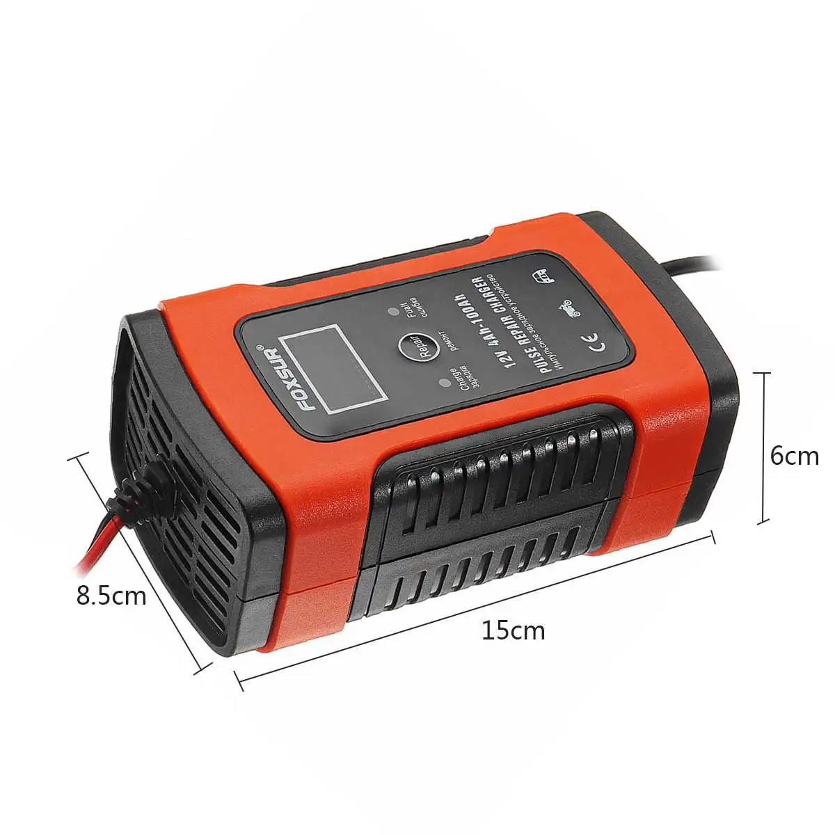 EU/US Plug 12V 5A LCD Pulse Repair Battery Charger For Car Motorcycle AGM Gel Wet Lead Acid Overheat Protection Restore Drained