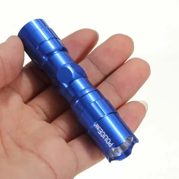 

Ultra Bright Mini Portable Mini LED Flashlight ZOOM 3W LED Waterproof Flashlight Torch Camping Hiking Blue