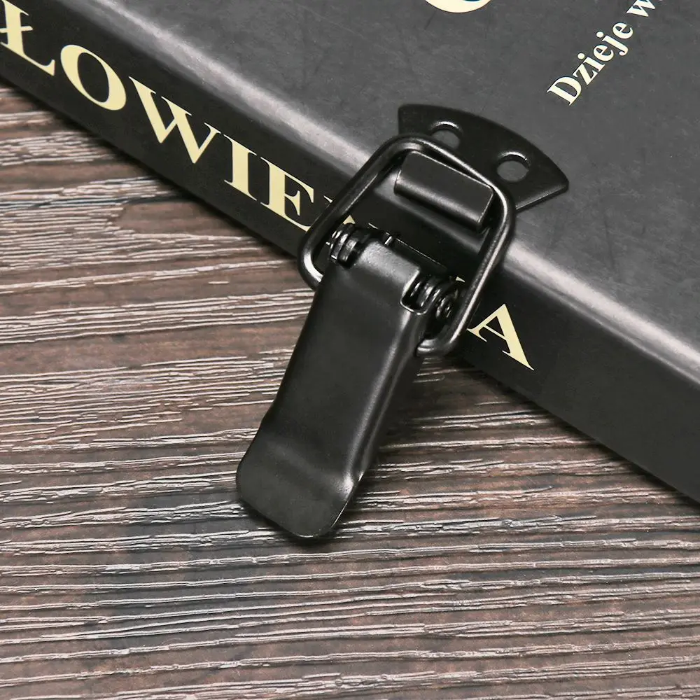 

Portable Stainless Steel Box Spring Hasp Buckle Toolkit Lock Catch Hardware Accessories