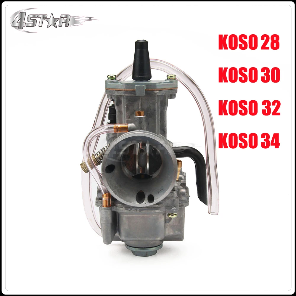 Универсальный карбюратор для мотоцикла PZ KOSO VM CVK 19 22 26 27 28 30 32 34 мм с Power Jet гоночного