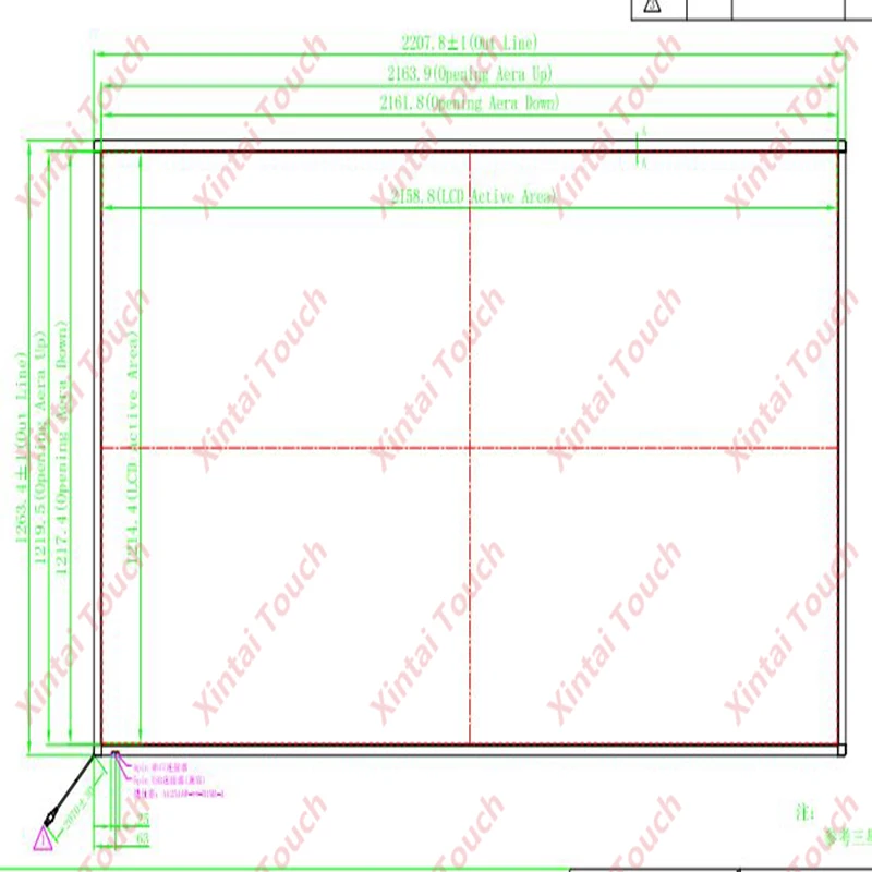 Xintai Touch 98 Inches 10 Touch Points 16:9 Ratio IR Touch Frame Panel/Touch Screen Overlay Kit Plug& Play(NO Glass